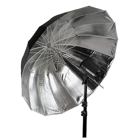 40 In. Pro 16-Rib Parabolic Umbrella, Shoot-Through Diffusive